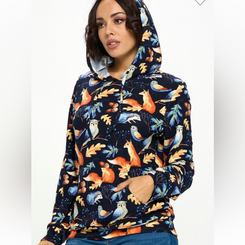 Woodland Animals Hoodie